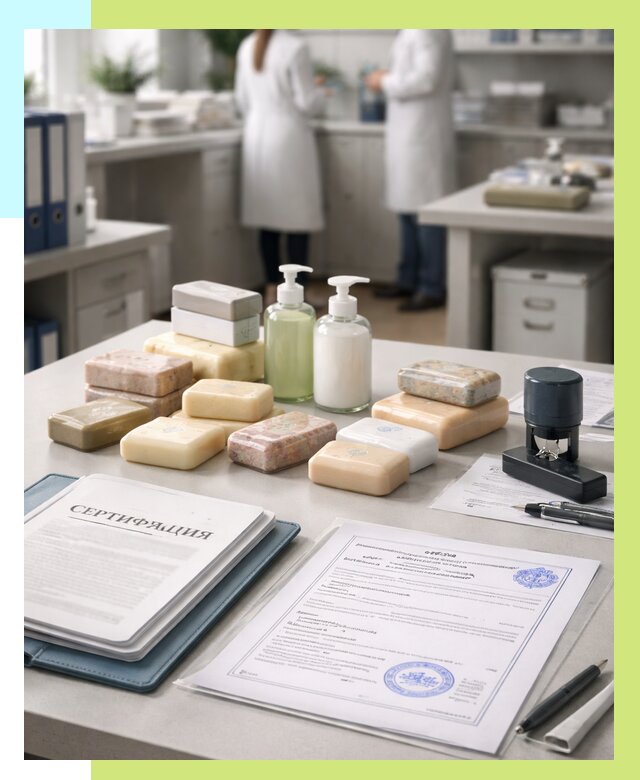 Сертификация мыла и сертификат на мыло в Новороссийске от 12250 | Алешин-Нвр