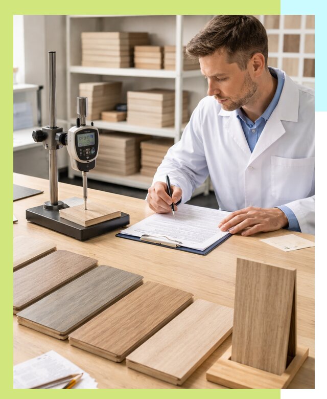Сертификация ламината с испытаниями и оформлением документов в Новороссийске