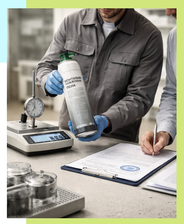 Сертификация монтажной пены в Новороссийске от 15312 р. | Алешин-Нвр