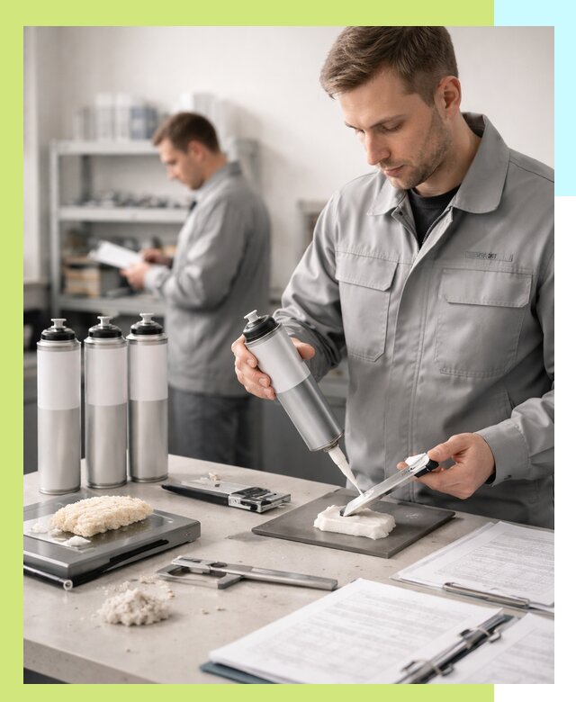 Сертификация монтажной пены и соответствие стандартам в Новороссийске