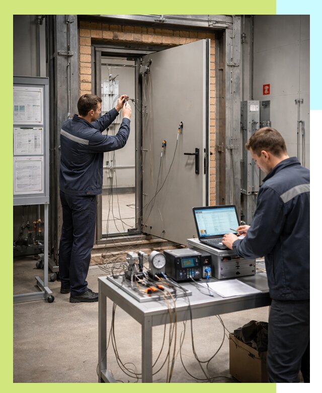 Сертификация противопожарных дверей в Новороссийске по ГОСТ и ТР