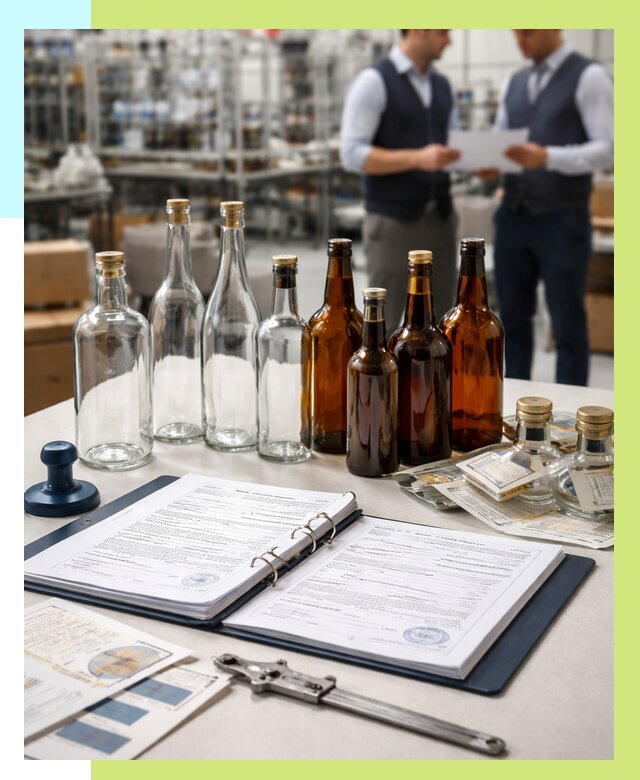 Сертификация стеклянных бутылок в Новороссийске от 25520 р. | Алешин-Нвр
