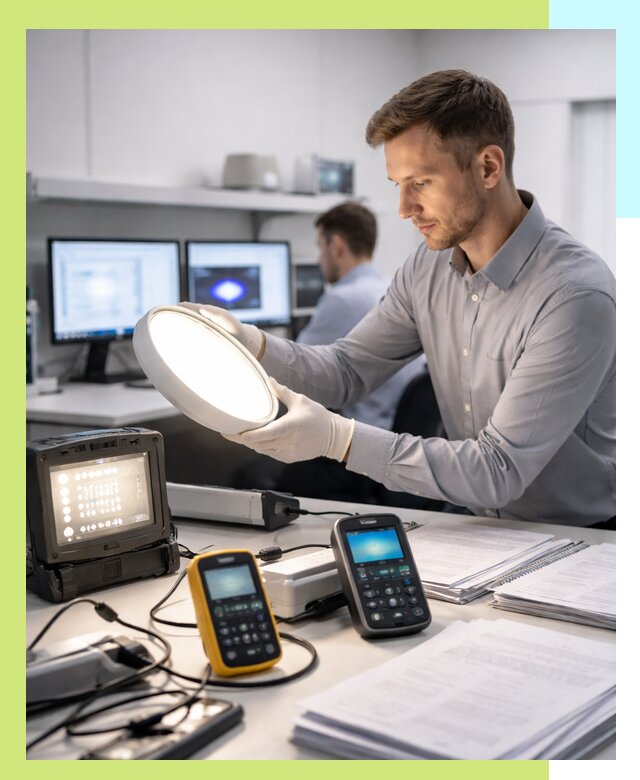 Сертификация светильников в Новороссийске: испытания и оформление