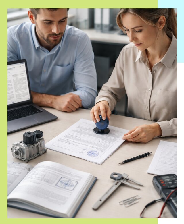 Выдача паспорта изделия и техническая экспертиза продукции в Новороссийске