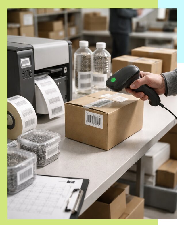 Штрихкодирование продукции и маркировка для продажи в Новороссийске