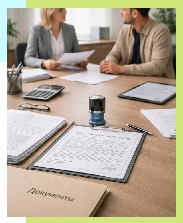 Сертификат соответствия на продукцию в Новороссийске от 15312 р.|Алешин-Нвр