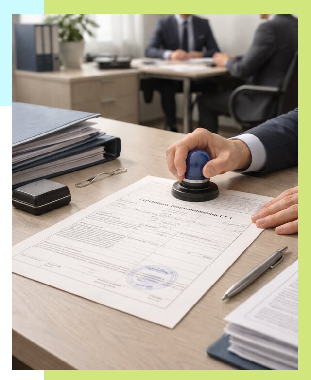 Сертификат происхождения СТ 1 в Новороссийске от 4594 р. | Алешин-Нвр